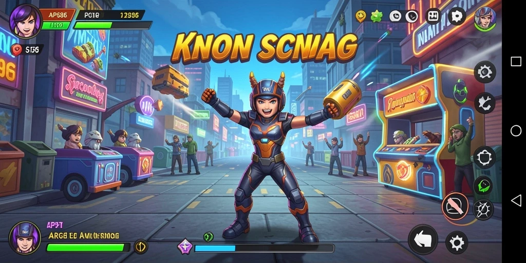 Screenshot gameplay AP686 yang menampilkan aksi seru dalam permainan arcade.