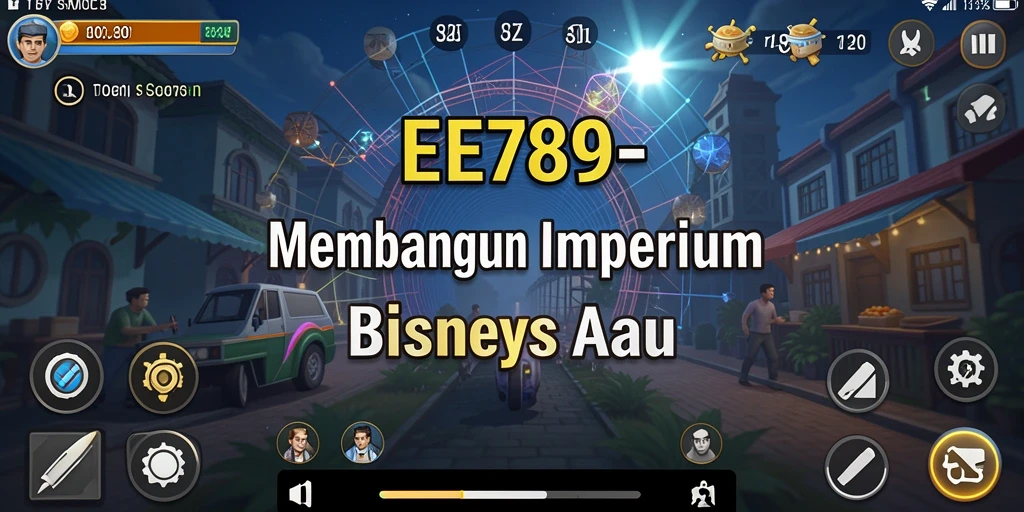 Screenshot gameplay EE789 menampilkan momen pembangunan bisnis Tycoon.
