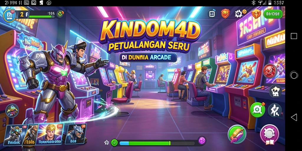Tampilan menarik dari gameplay KINDOM4D yang penuh aksi.