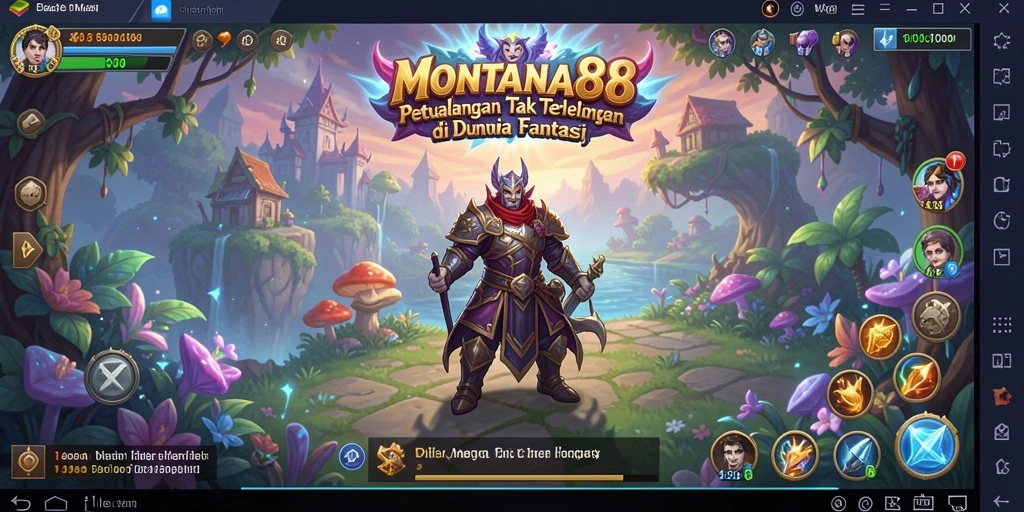 Tampilan gameplay seru dan penuh petualangan di MONTANA88.
