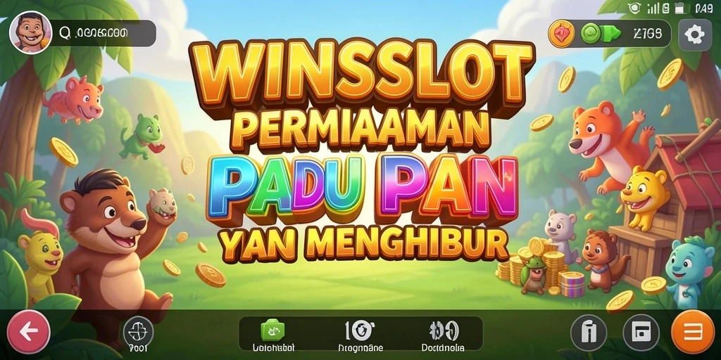 Tampilan gameplay seru dan berwarna-warni dari WINSLOT.